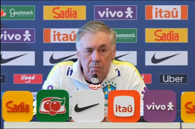 OTIMISMO: Carlo Ancelotti divulga time titular da Seleção Brasileira 