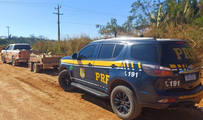 CARGA PRECIOSA: PRF apreende 2,5 toneladas de cassiterita ilegal na BR-421 em Ariquemes