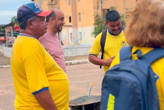 WANOEL MARTINS: Vereador acompanha obras de limpeza no bairro Triângulo