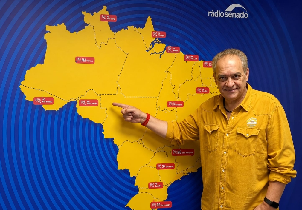 MARCO: Sandro Bacelar conquista espaço na programação nacional da Rádio Senado