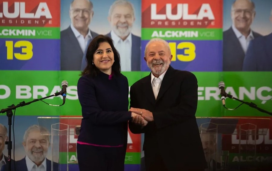 UNIÃO: Tebet e Lula se encontram para fechar apoio no segundo turno