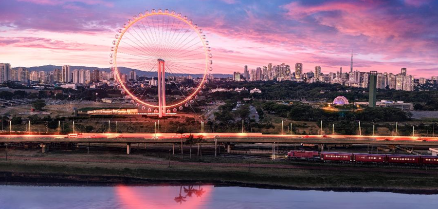 ALTURA: Maior roda-gigante da América Latina é inaugurada em São Paulo