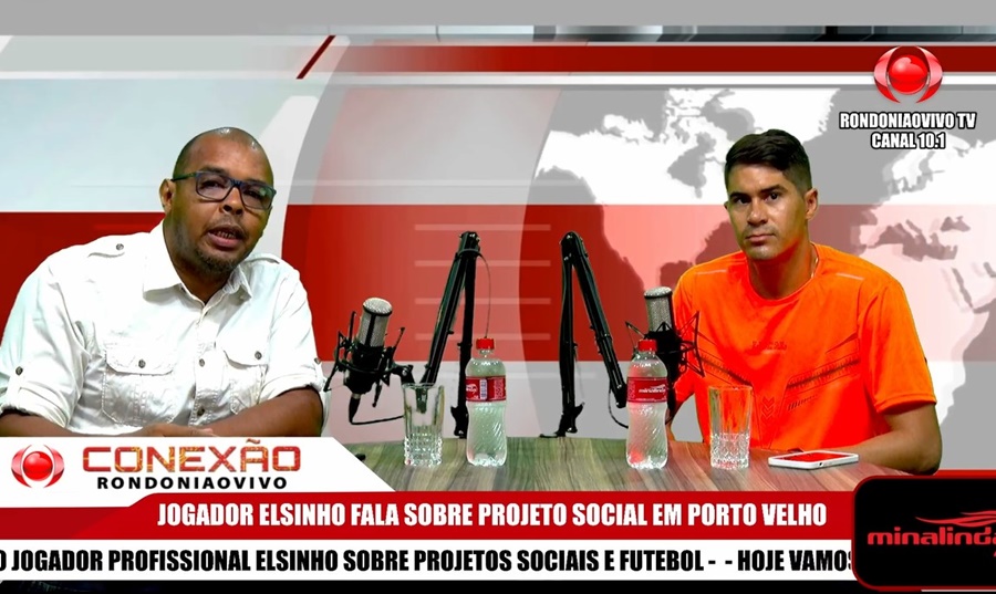 AO VIVO: Jogador de futebol Elsinho fala sobre projeto social desenvolvido em Porto Velho