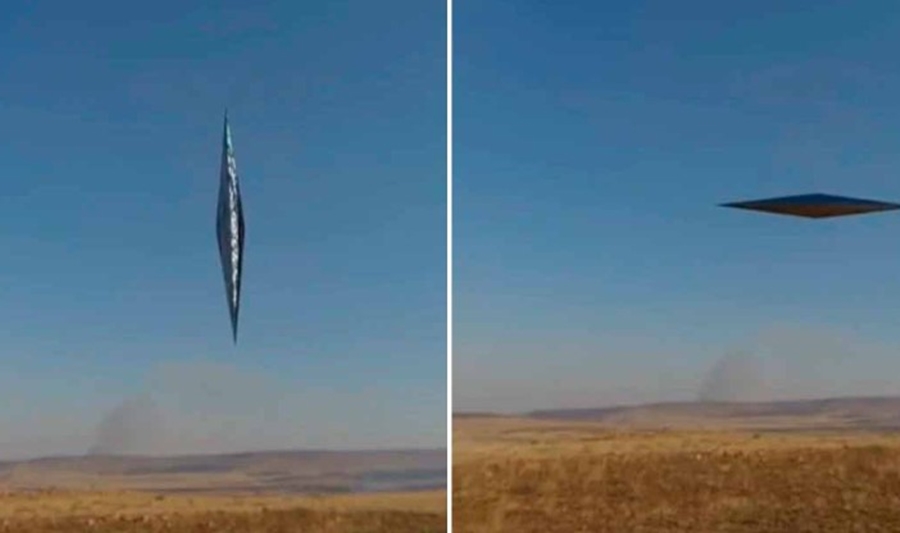 ARGENTINA: Imagens mostram Suposto OVNI em forma de flecha pairando nos céus