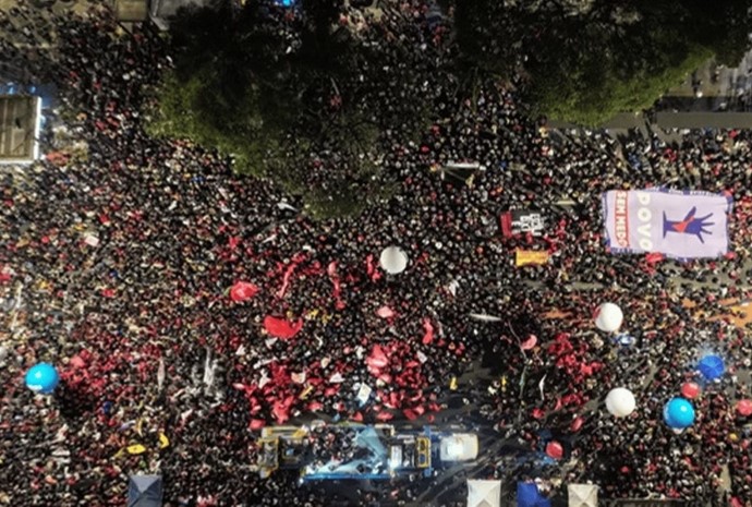 MANIFESTAÇÃO: Ato da esquerda levou mais gente à Paulista do que Bolsonaro, diz USP