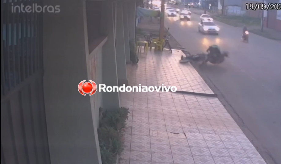 NA AMAZONAS: Vídeo mostra grave acidente que deixou motociclista com fratura exposta 