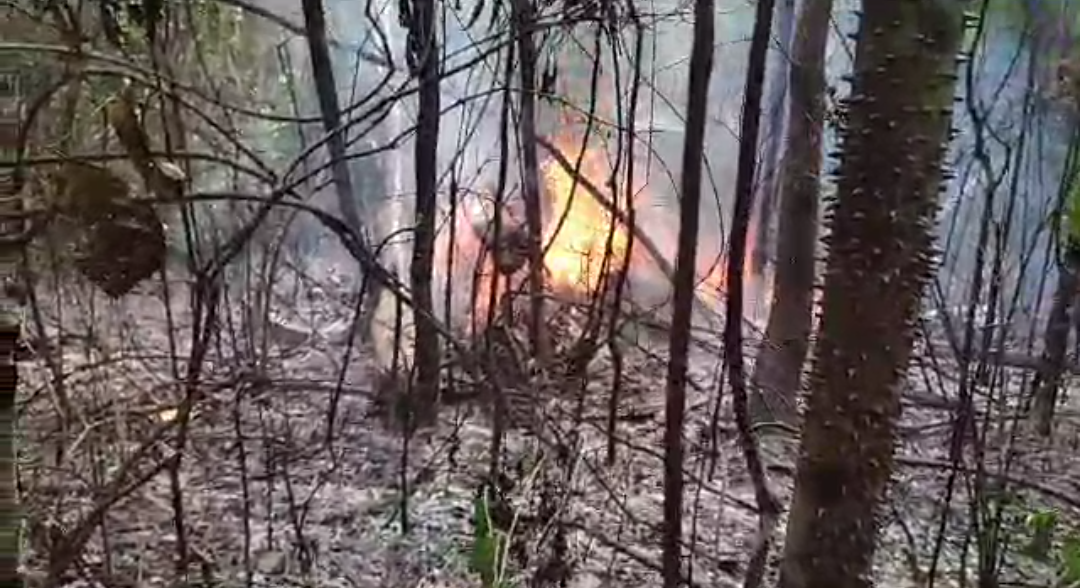 URGENTE: Avião cai, explode e mata várias pessoas carbonizadas - VÍDEO 