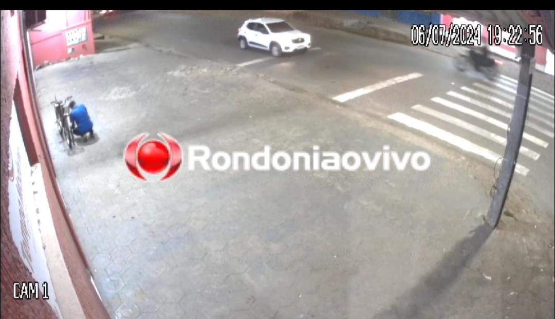 VÍDEO: Ladrão 'Pezão' é flagrado furtando bicicleta de adolescente 