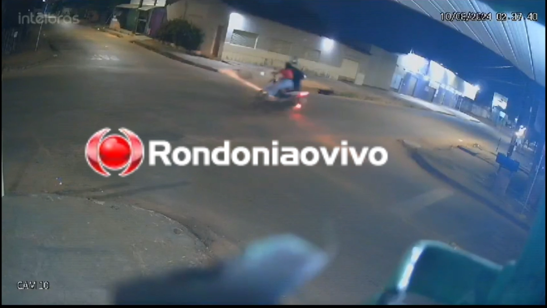 IMPRUDÊNCIA: Vídeo mostra gravíssimo acidente entre motos na zona Leste 