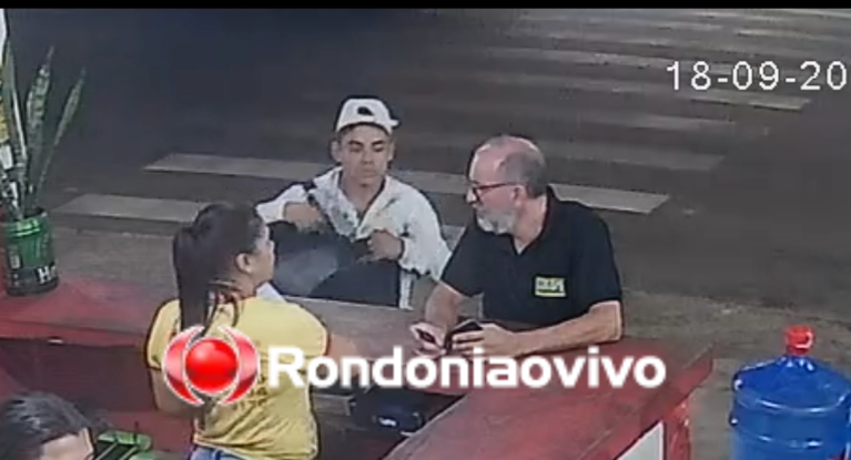 VÍDEO: Criminoso com submetralhadora é flagrado durante assalto em distribuidora 