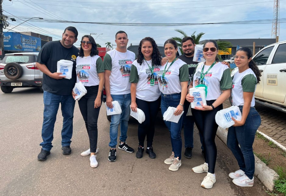 EDUCAÇÃO AMBIENTAL: Pit stop orienta população sobre queimadas e descarte correto de resíduos