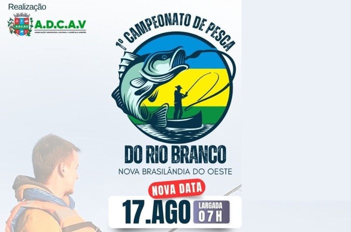JEAN OLIVEIRA: Nova Brasilândia realiza 1º Campeonato de Pesca do Rio Branco com apoio do dep.