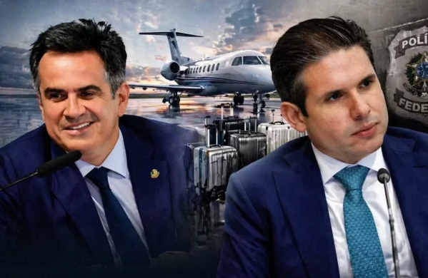 AVIÃO PRIVADO: PF investiga malas sem inspeção em voo com Motta e Ciro Nogueira