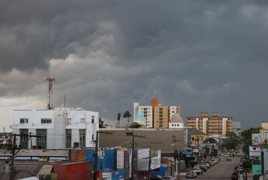 ÁGUA: Porto Velho poderá ter temporal nesta sexta (21), prevê Sipam