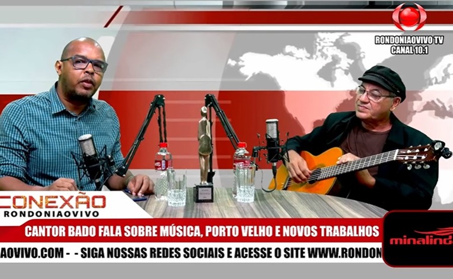 ASSISTA: Cantor Bado fala sobre música, Porto Velho e novos trabalhos