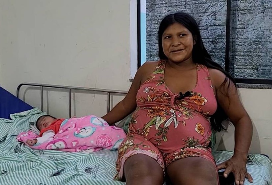 VILHENA: Casal indígena dá nome da primeira-dama Janja Silva a filha