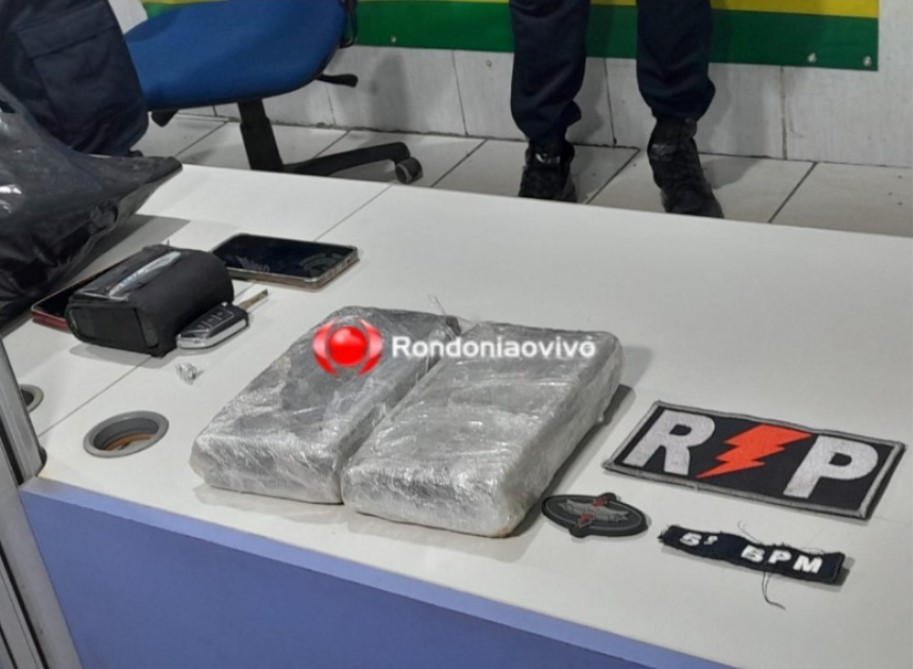 TENTOU FUGIR: 'Gordo da Triunfo' é preso com dois quilos de drogas após perseguição na BR-364