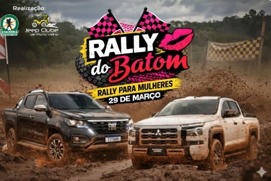 EM PORTO VELHO: 11º Rally do Batom acontece neste domingo (29) 