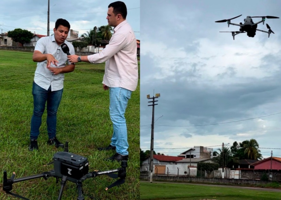 TECNOLOGIA: Cacoal utiliza drones para reforçar combate à dengue e ampliar fiscalização
