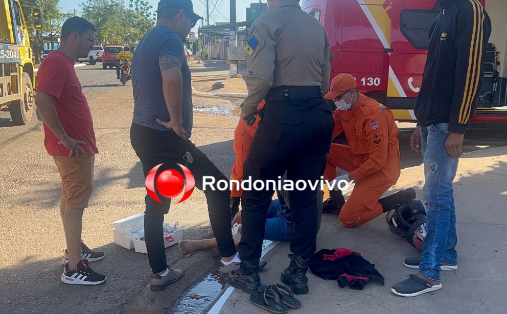 NA IMIGRANTES: Condutor faz retorno proibido e deixa  jovem com fratura exposta