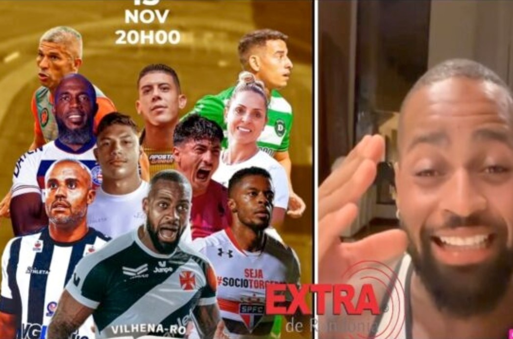 VILHENA: Município recebe 'Jogo das Estrelas' nesta quinta (13) com entrada solidária
