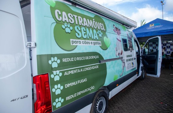 PROTEÇÃO ANIMAL: Castramóvel oferece castração gratuita para cães e gatos até domingo