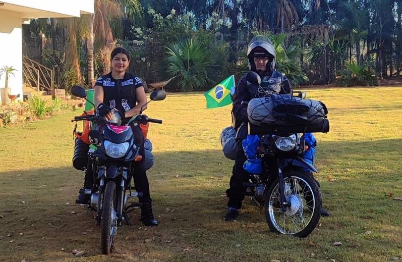 JORNADA: Casal de RO vai percorrer mais de 23 mil quilômetros em 2 pequenas motonetas