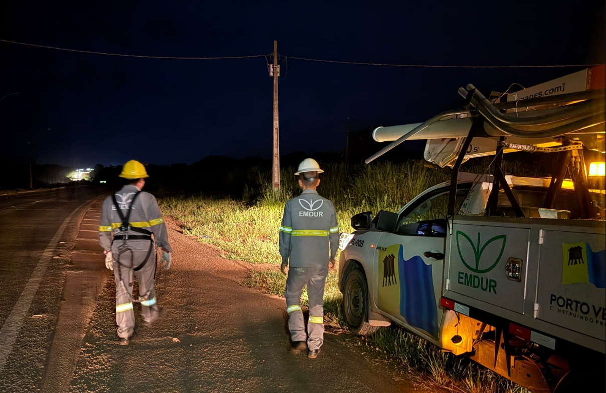 MONITORAMENTO: Vandalismo compromete rede elétrica na BR 364