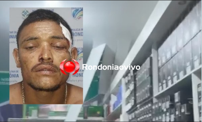 NO CENTRO: População espanca acusado de invadir loja de informática para furtar notebooks 