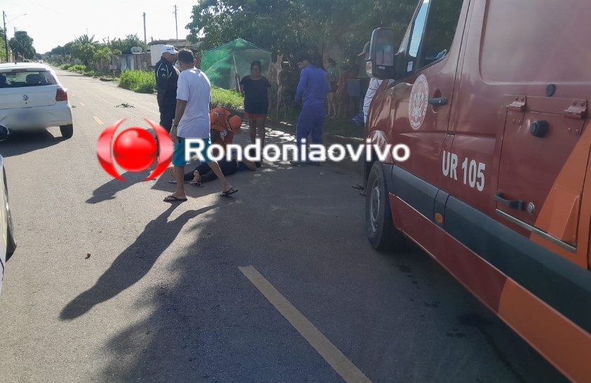 URGENTE: Atropelamento deixa mulher em estado grave na capital