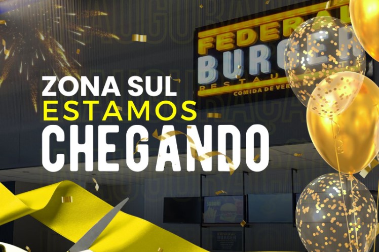 NOVIDADE: Federal Burger inaugura nova loja na Zona Sul de PVH nesta quinta (05)