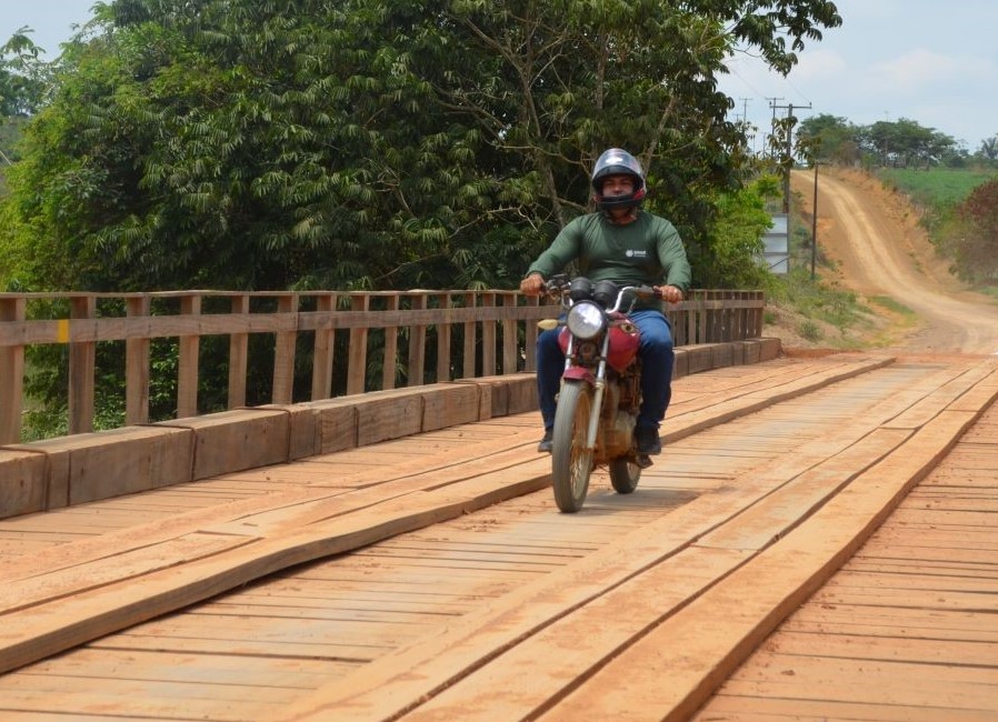 EZEQUIEL NEIVA: Atuação de deputado garante nova ponte para Linha LJ-04 em Machadinho do Oeste