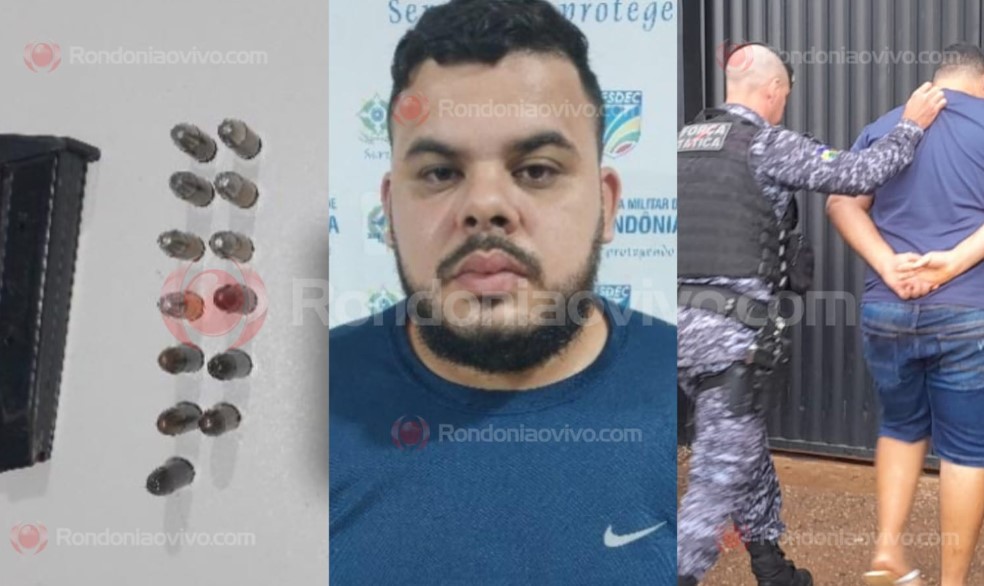OPERAÇÃO AUDÁCIA: 'Tubarão do CV' é preso com munições e carregador de pistola 