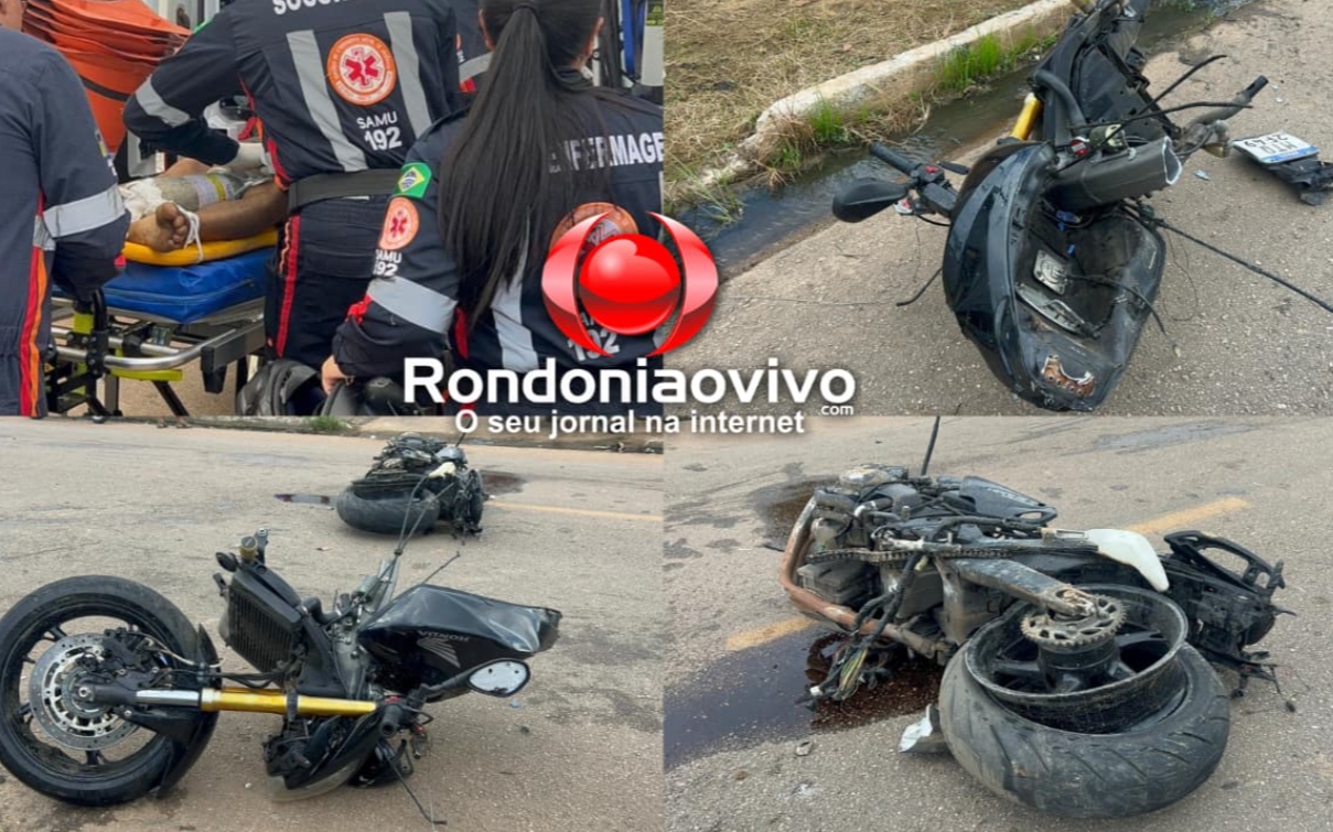 INTUBADO: Jovem fica em estado gravíssimo após moto partir ao meio em acidente