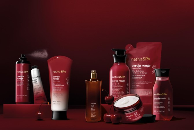 O BOTICÁRIO: Nova Nativa SPA Cereja Rouge garante pele mais macia e irresistível