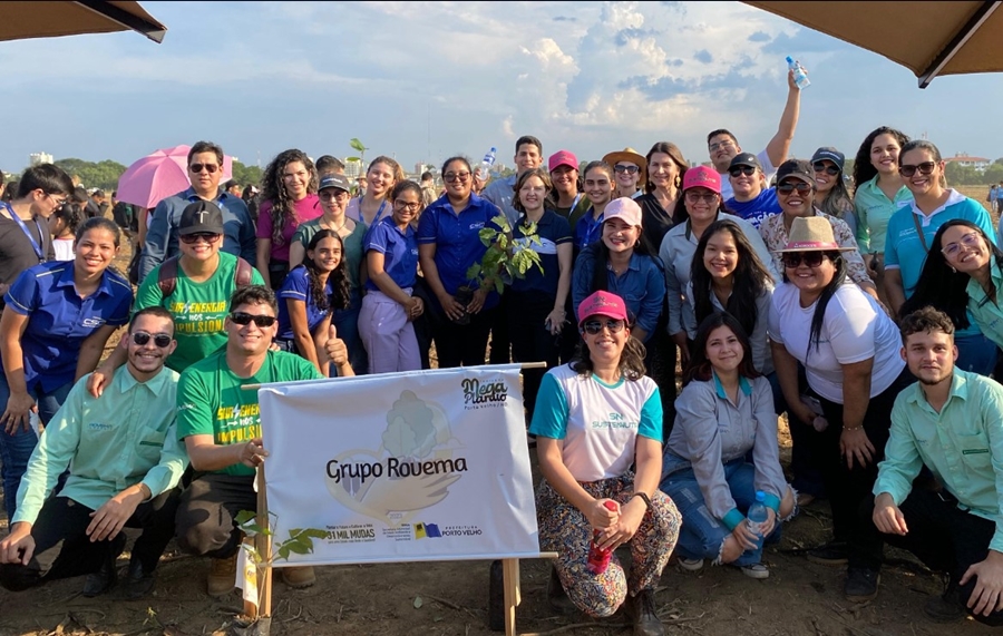 30 MIL MUDAS: Grupo Rovema participa de Mega Plantio em Porto Velho