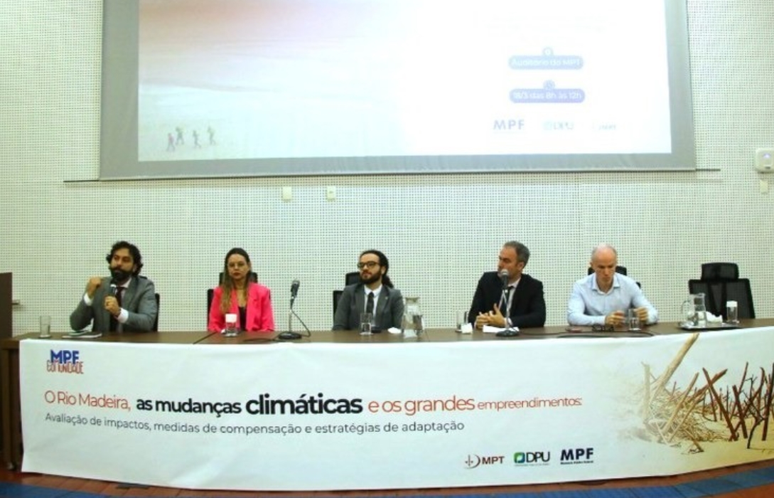 CRIAÇÃO DE COMITÊ: MPF, MPT e DPU debatem impactos climáticos na bacia do Rio Madeira