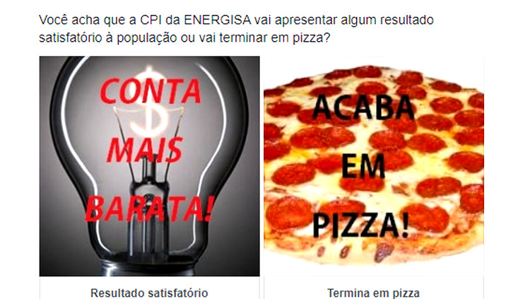 ENQUETE RONDONIAOVIVO: Internautas acreditam que CPI da Energisa 