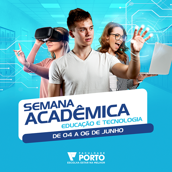 INSCRIÇÕES: Faculdade Porto terá atividades sobre “Educação e Tecnologia”