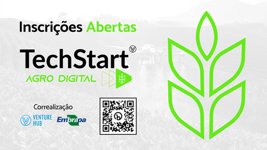 INOVAÇÃO: Abertas as inscrições para o programa startups TechStart Agro Digital
