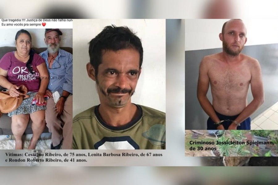 MACHADINHO: Autor de triplo homicídio no 5º Bec é condenado a mais de 50 anos de prisão