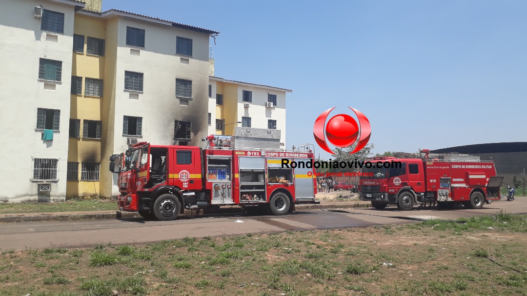 URGENTE: Incêndio em apartamentos de residencial na zona Leste