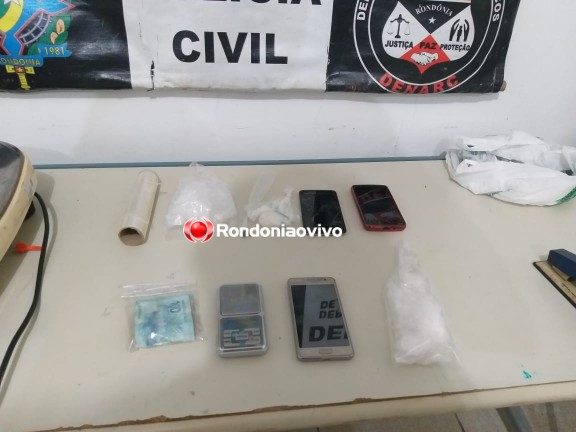 DENARC: Polícia Civil fecha boca de fumo e prende casal de cunhados por tráfico