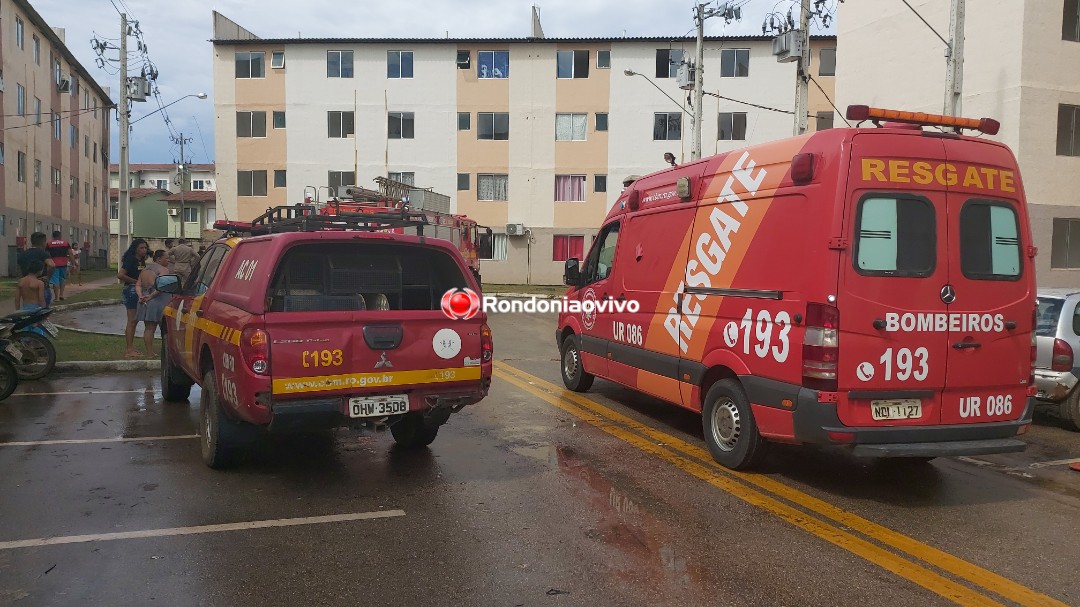 URGENTE: Separação de casal acaba com apartamento incendiado em condomínio na capital