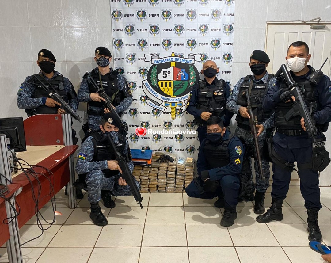 RÁPIDA AÇÃO: Equipe do 'Gusmão' prende quadrilha com 65 quilos de maconha e arma