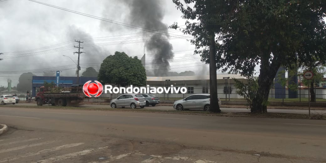 VÍDEO: Incêndio destrói prédio do INSS em Porto Velho