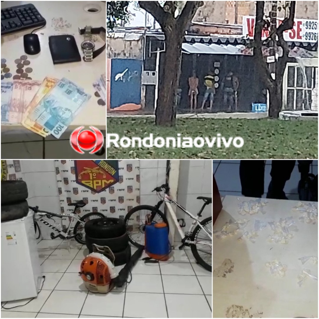 INTENSO TRÁFICO: Polícia prende traficantes vendendo droga em hotel de Porto Velho