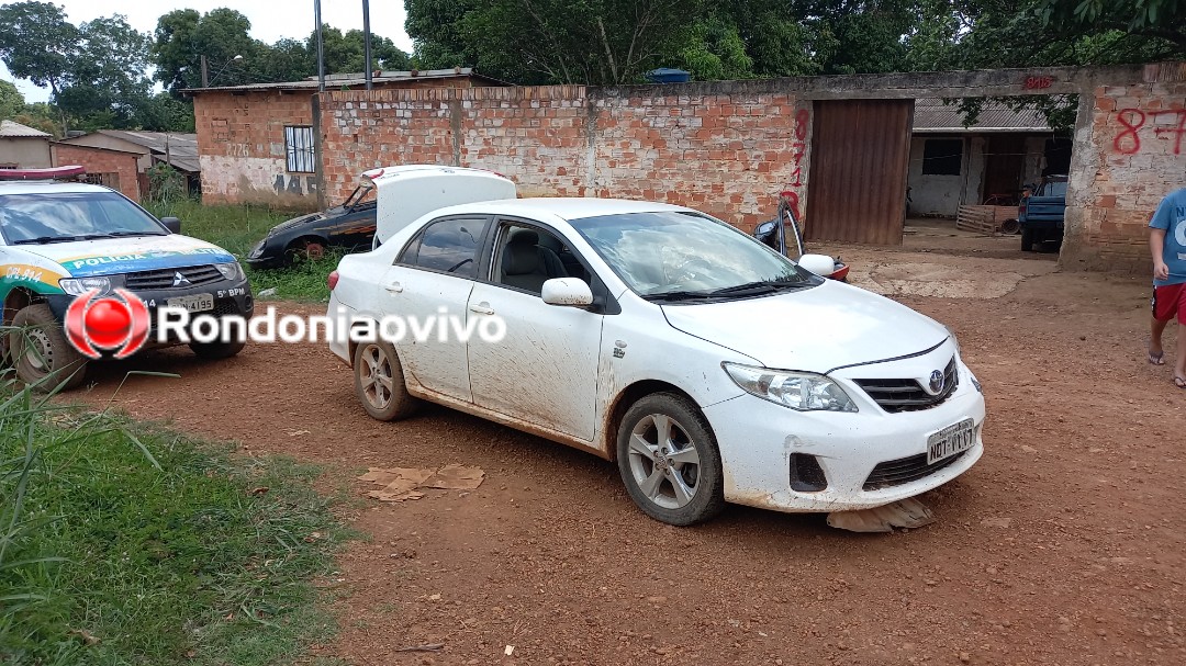 ASSISTA: PM faz buscas com helicóptero para prender ladrões de Corolla