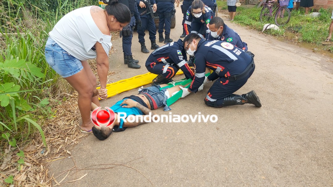 ASSISTA O VÍDEO: Jovem é atacado a tiros pelo vizinho por causa de rixa na cadeia