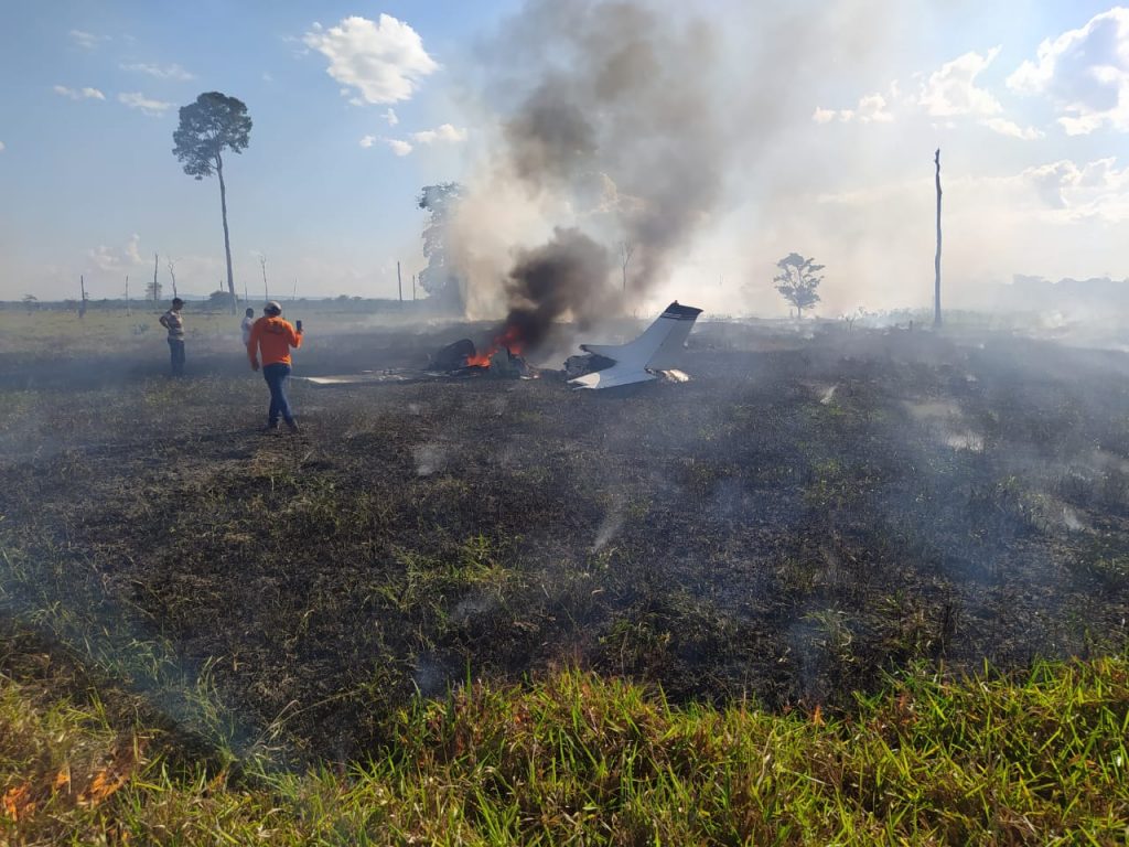 ALTA FLORESTA DO OESTE: Aeronave de pequeno porte cai em área de vegetação na última quinta, 16